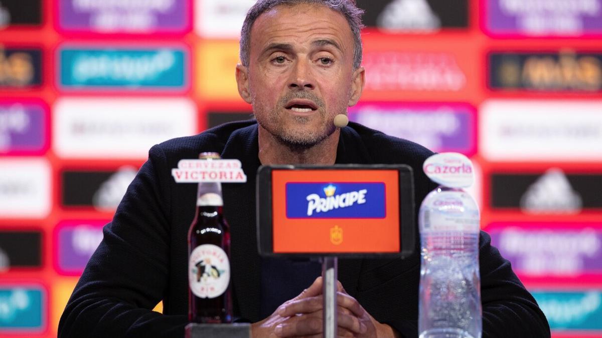 Luis Enrique anuncia en una rueda de prensa los jugadores seleccionados para el Mundial de Qatar,