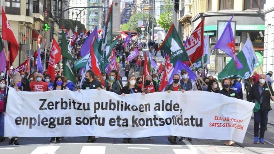 ELA anuncia que convocará huelgas y movilizaciones en el sector público.