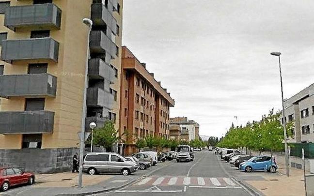 Edificios en la calle Oihana, donde se ubican los pisos. Edificios en la calle Oihana, donde se ubican los pisos.