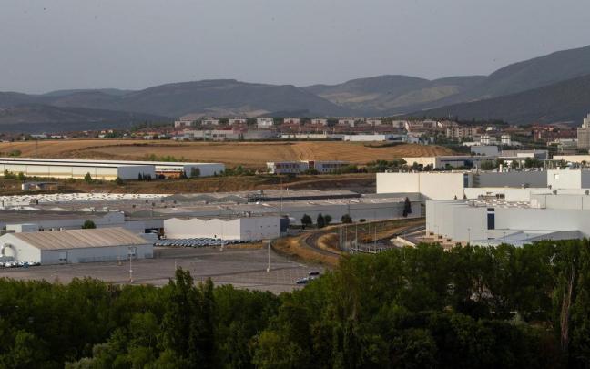 Vista del polígono de Landaben.