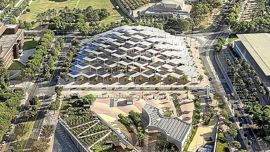 Proyecto de la futura sede del Centro Común de Investigación de Sevilla (JRC) de la Comisión Europea.