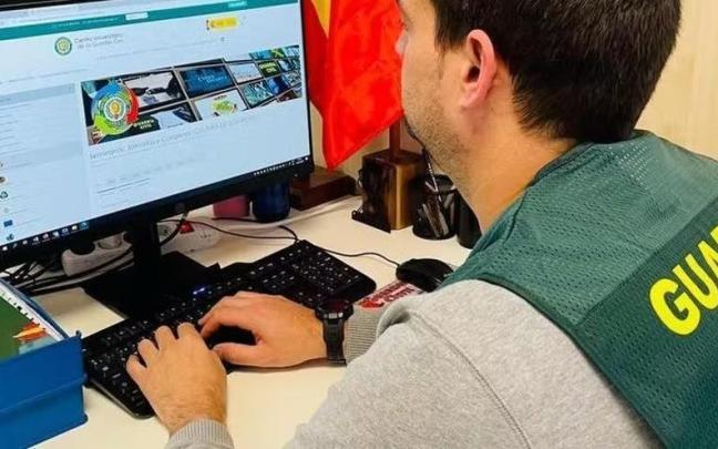 Un agente especializado en delitos informáticos Un agente especializado en delitos informáticos
