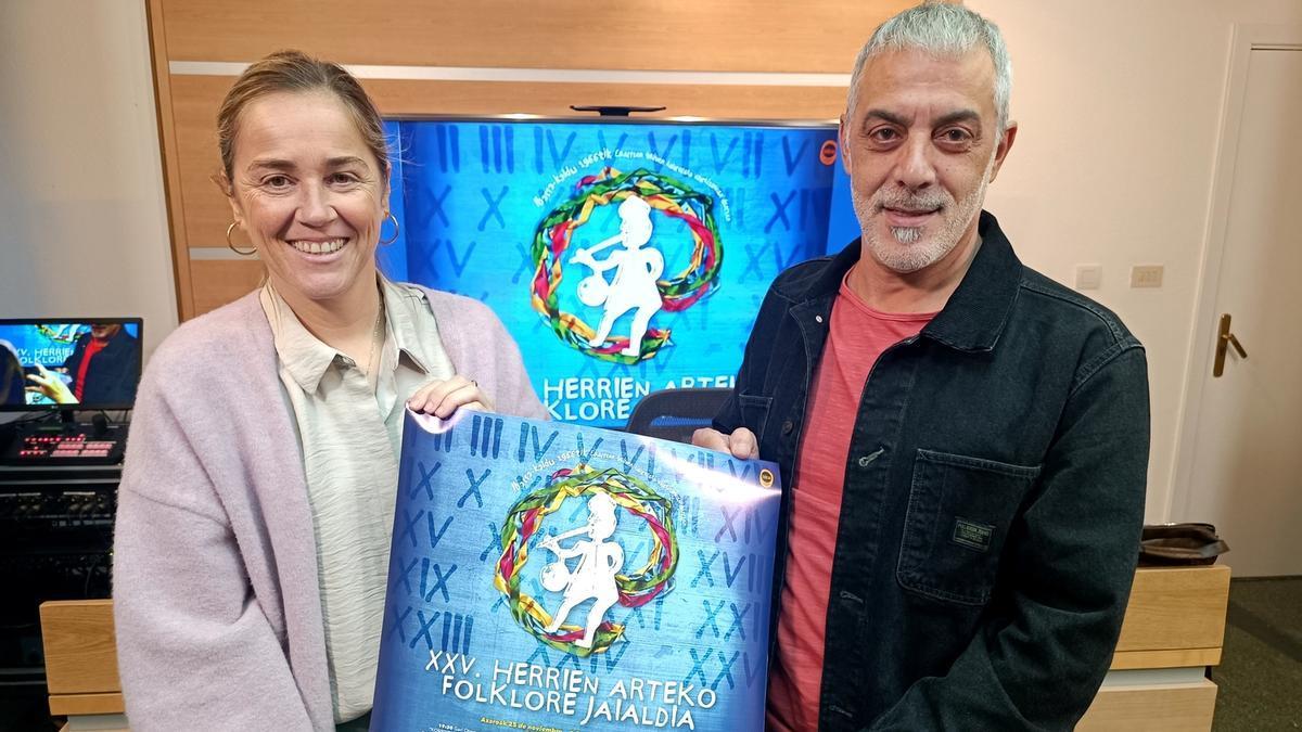 Nerea Cantero y Josu Gómez, de Ibarra Kaldu.