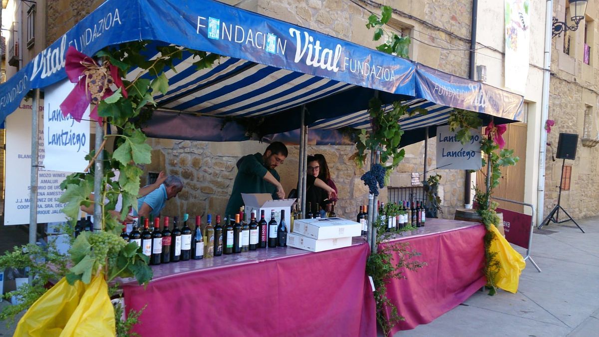 Uno de los puestos de la Fiesta de la Vendimia 2022.