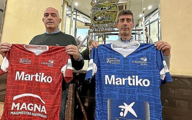 Mateo Vivar, de Martiko, y Jaime Aguirre, de la Fundación Remonte Euskal Jai Berri.