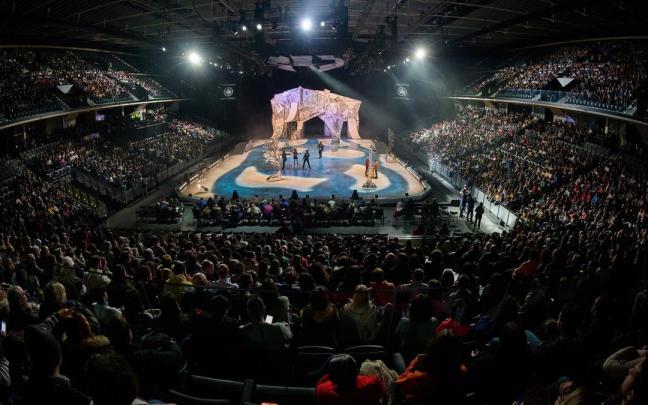 Sol y hielo en el Navarra Arena: las mejores imágenes