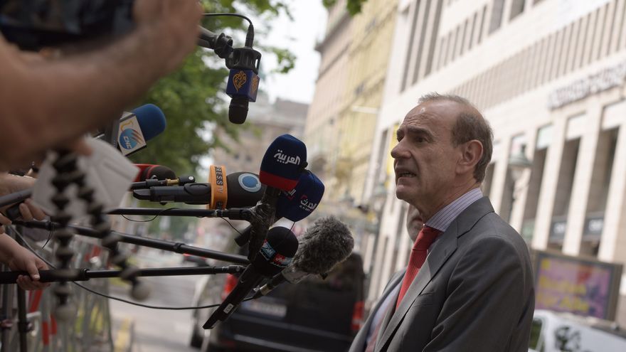 Enrique Mora después de una reunión de la JCPOA en Viena, Austria.