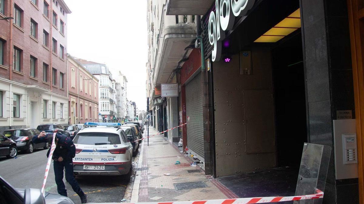 La entrada de la discoteca donde se ha producido la agresión