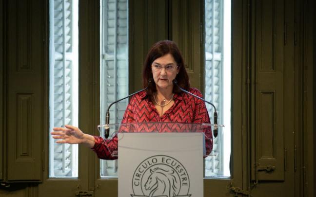 La presidenta de la Comisión Nacional de los Mercados, Cani Fernández Vicién.