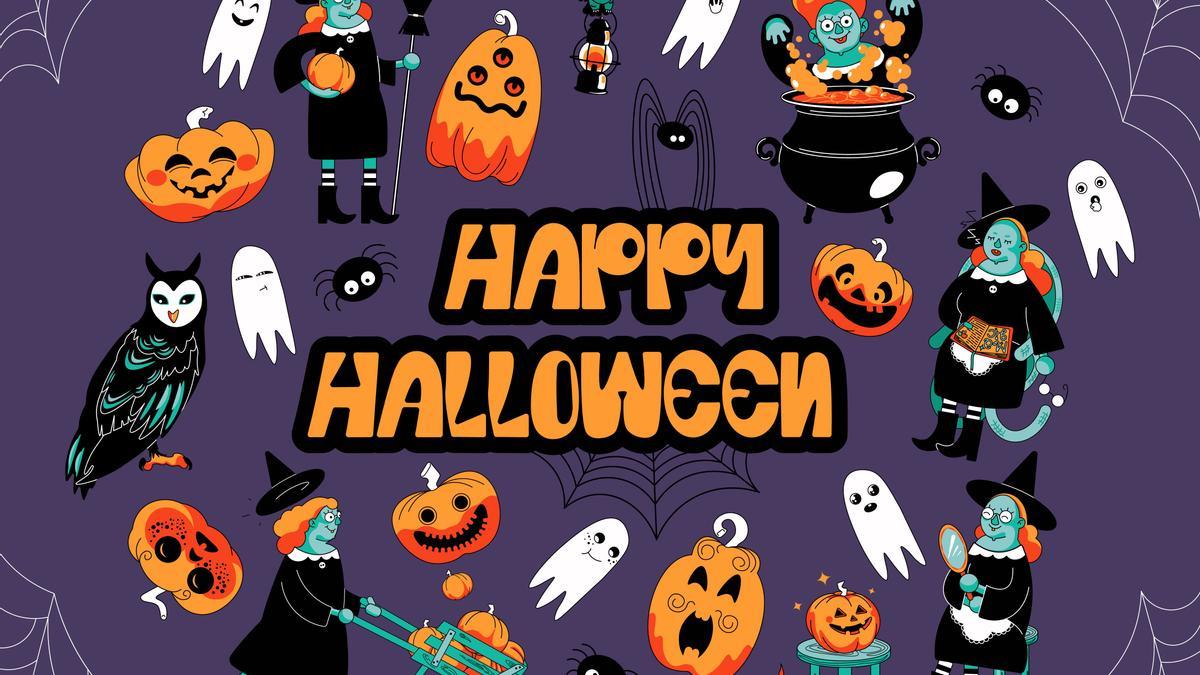 Selección de algunos 'stickers' para Halloween.