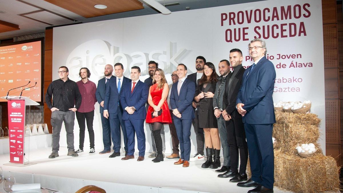 Ajebask celebró anoche la vigésimo primera edición de sus Premios Joven Empresario/a.