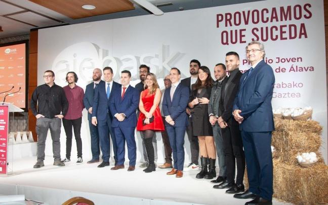 Ajebask celebr&oacute; anoche la vig&eacute;simo primera edici&oacute;n de sus Premios Joven Empresario/a.