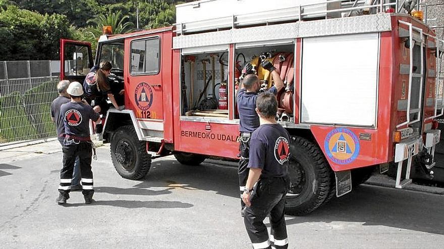 Equipos de Herri Babesa, en entrenamientos. | FOTO: I. A.