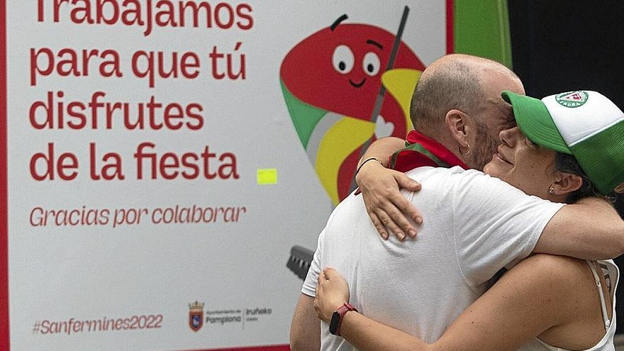 La ciudad de Pamplona se despide de los Sanfermines con nostalgia y pena. | FOTO: PATXI CASCANTE