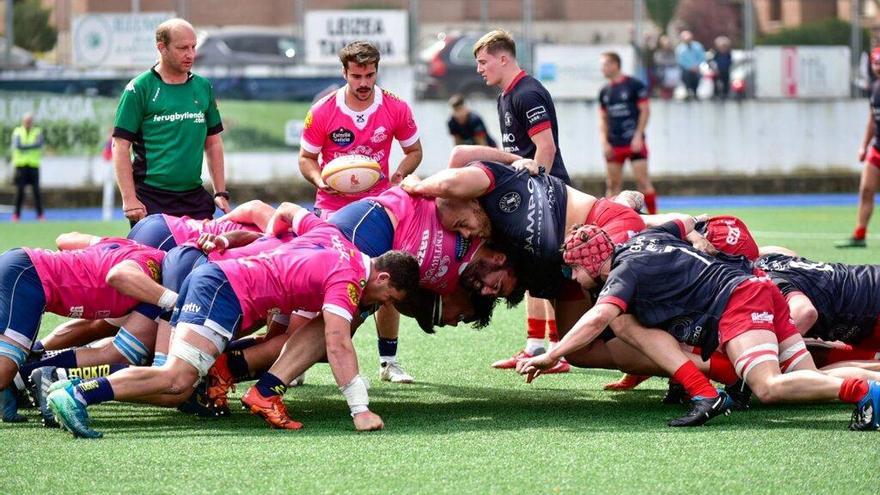 Partido de rugby del Ampo Ordizia de la temporada pasada en Altamira.