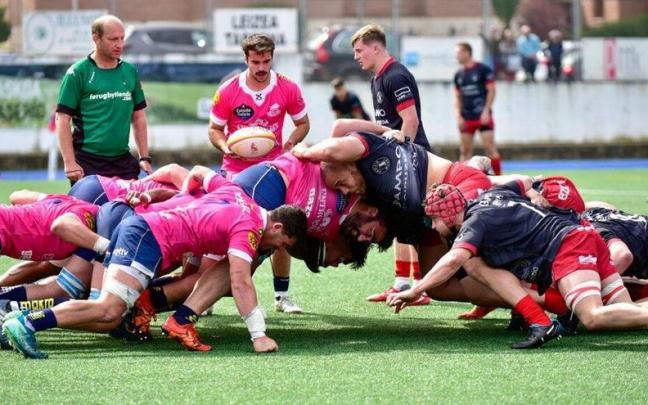 Partido de rugby del Ampo Ordizia de la temporada pasada en Altamira.