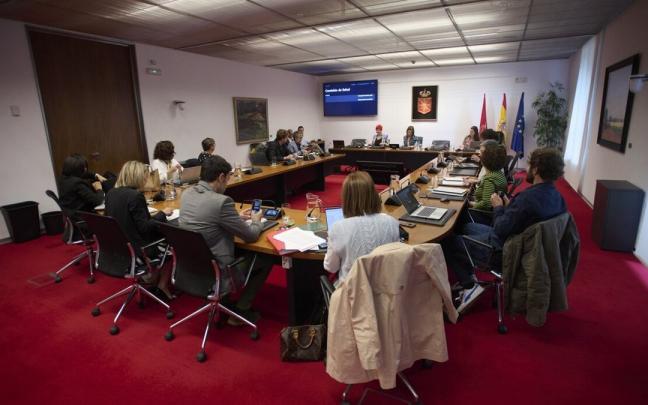 Asistentes a la comisión de Salud del Parlamento. Asistentes a la comisión de Salud del Parlamento.