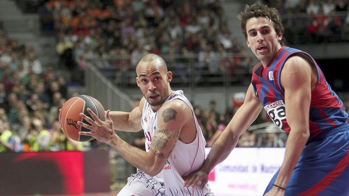 El Baskonia de Logan cayó en semifinales ante el Barcelona de Sada en 2011