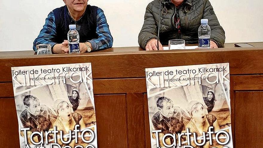 Pedro Echávarri y Ramón Astarriaga, ayer en la presentación.