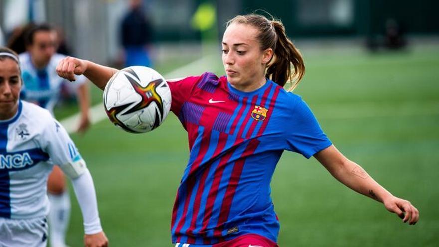 Ornella Vignola, con el Barça.