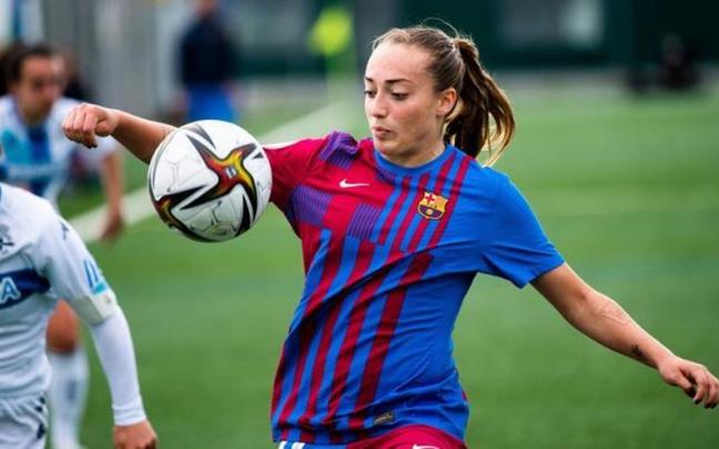 Ornella Vignola, con el Barça.
