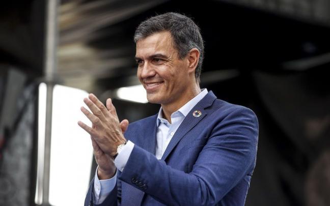 Pedro Sánchez en su ultimo acto público el pasado viernes en Valencia Pedro Sánchez en su ultimo acto público el pasado viernes en Valencia