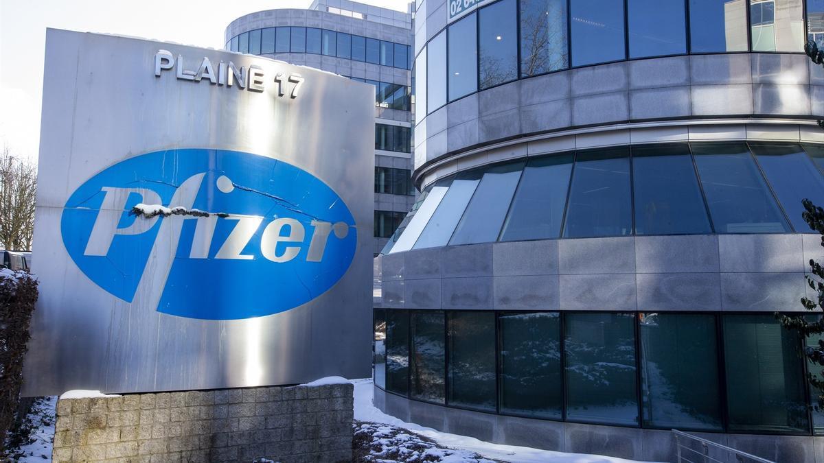 Edificio de Pfizer en Bruselas.