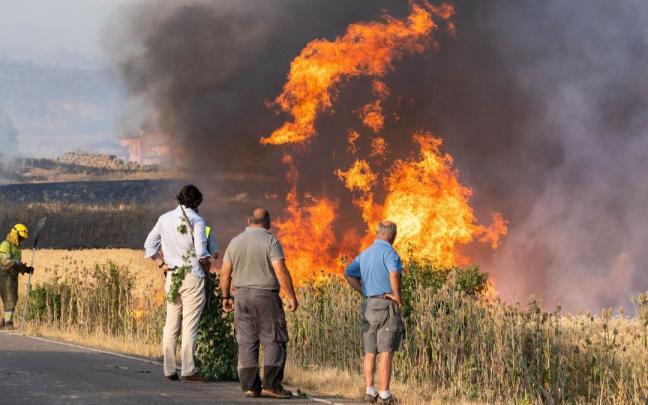 Incendio en Quintanilla del Coco.