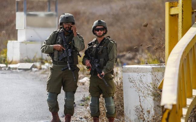 Soldados israelíes. Soldados israelíes.