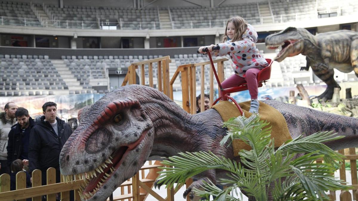 Sin duda, las y los más pequeñas/os de la familia disfrutarán ante las distintas propuestas de la exposición (en la imagen, la muestra que se encuentra actualmente en el Iradier Arena de Vitoria-Gasteiz).