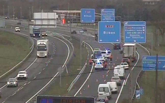 Imagen de las c&aacute;maras de tr&aacute;fico del lugar del accidente