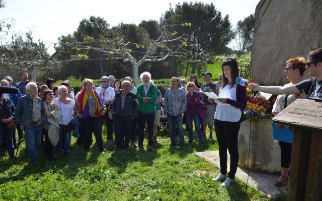 Acto de homenaje en Larraga a los 47 vecinos fusilados tras el golpe de Estado del 36, así como a todas las mujeres represaliadas.