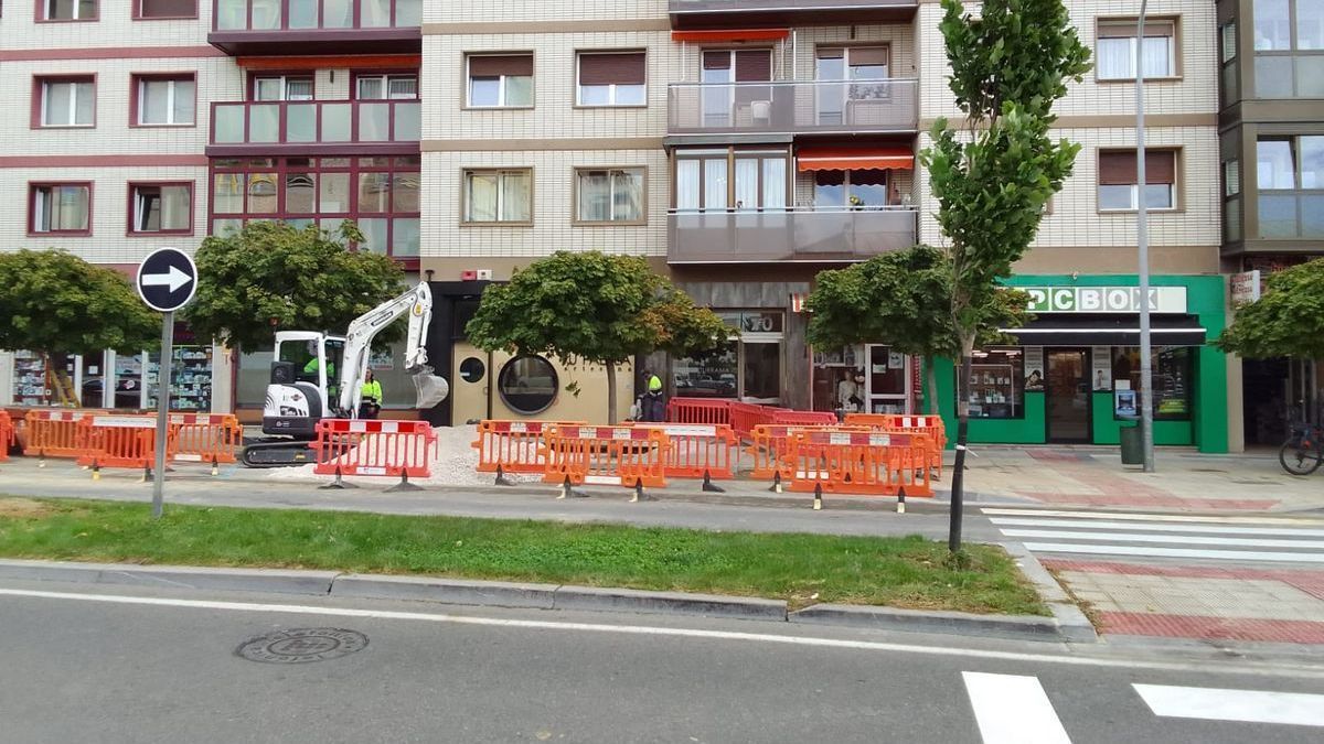 Imagen de la calle Iturrama, entre Fuente del Hierro y Pintor Asenjo, esta mañana