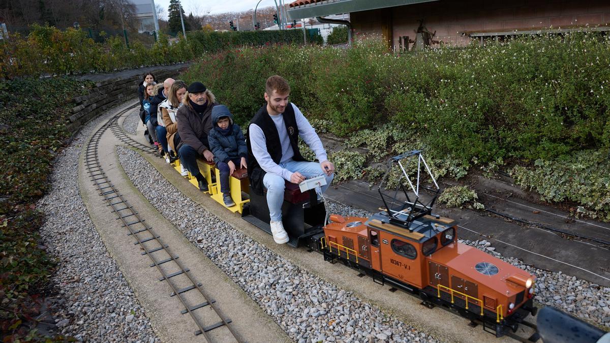 El 'parque del tren' de Trinitarios vuelve a abrir por Navidad.