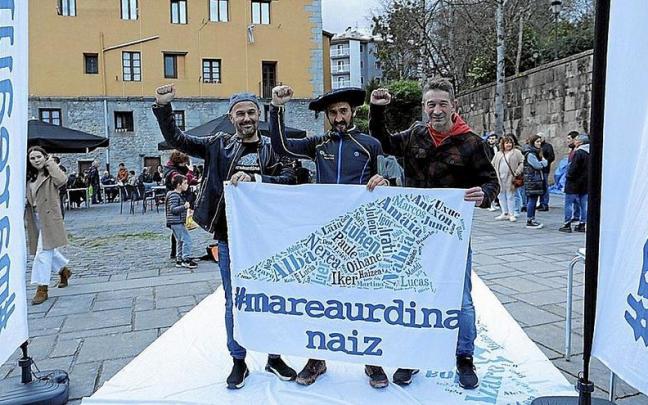 Marea Urdina es una asociación que trata de dar visibilidad a las enfermedades raras. | FOTO: I. AZURMENDI