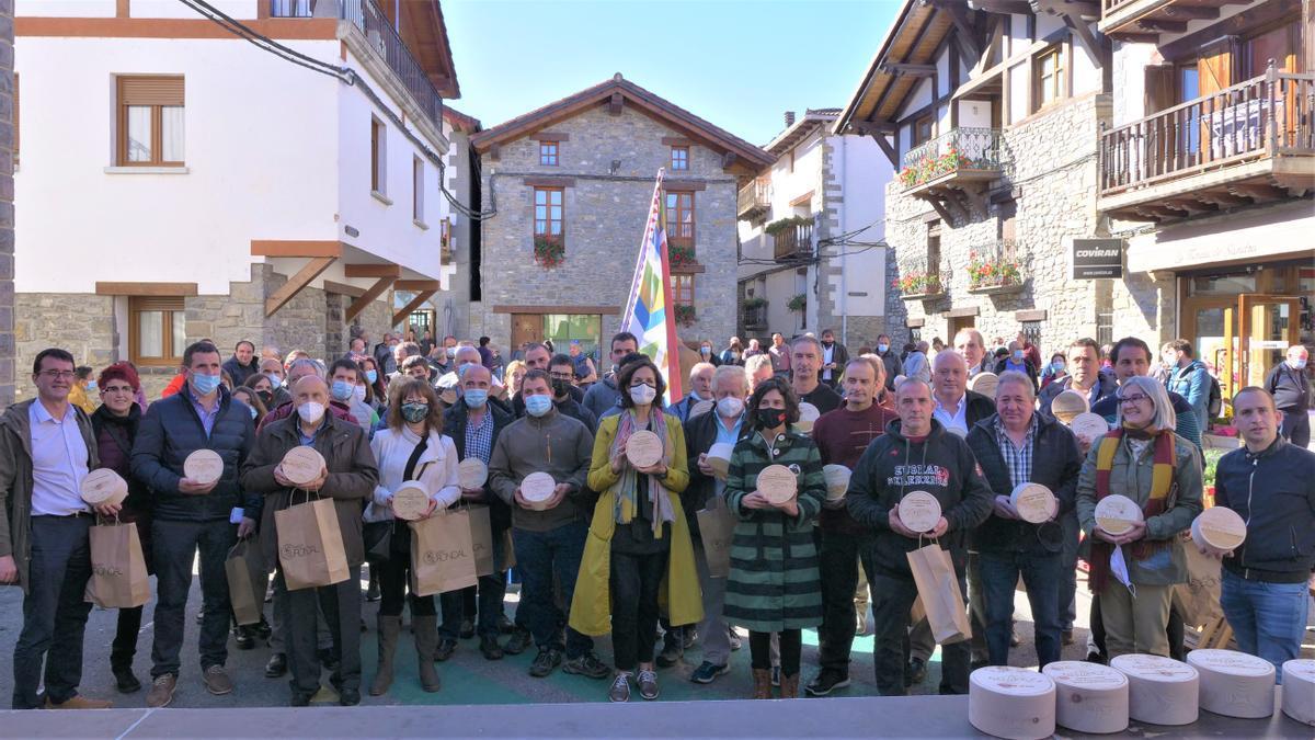 Acto conmemorativo del Tesoro de los Pirineos en Roncal.