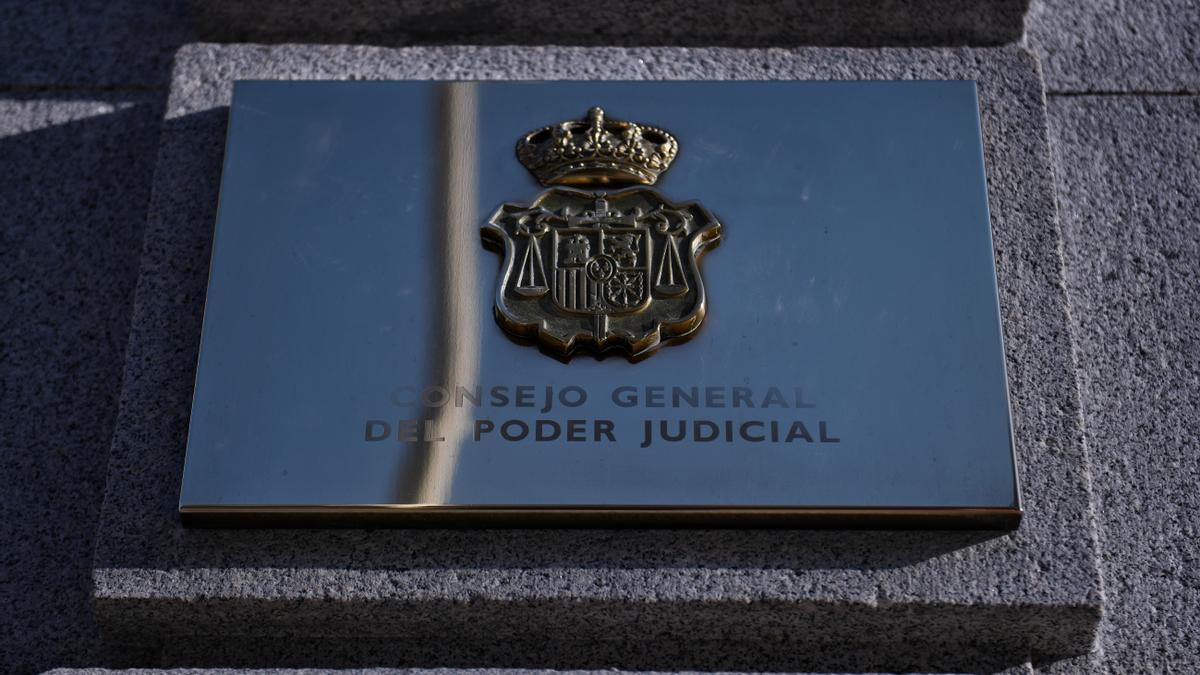 Entrada del Consejo general del Poder Judicial