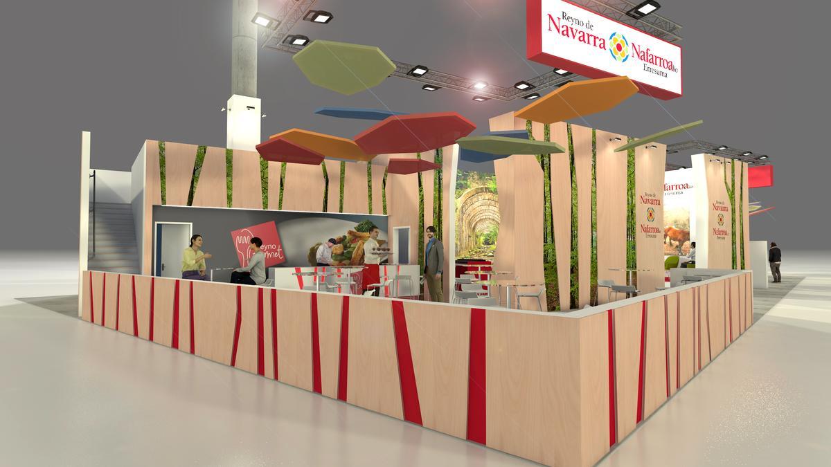 Stand de Navarra en FITUR 2023.