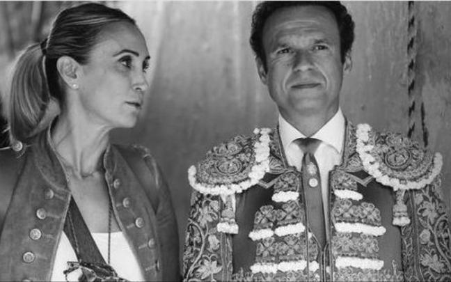 Cristina Sánchez con Ferrera