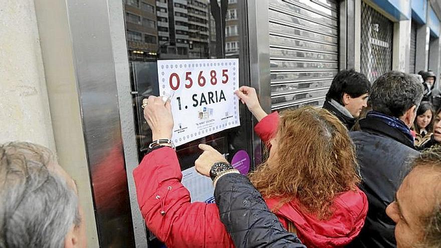 En 2018 el Gordo de ‘El Niño’ cayó en el barrio de Deusto. | FOTO: O.M. BERNAL