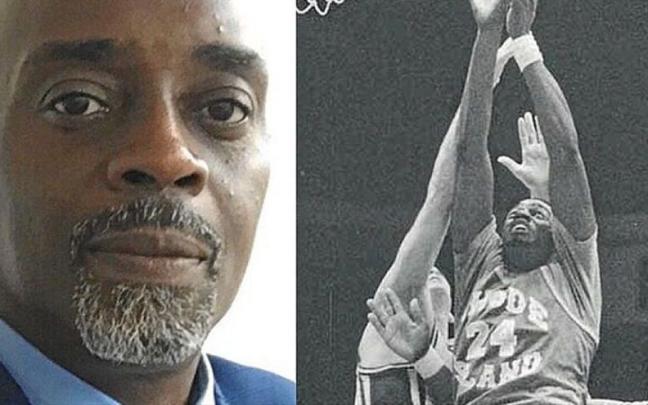 Kenny Green, en la actualidad, a sus 54 a&ntilde;os, y al lado, durante su etapa universitaria.