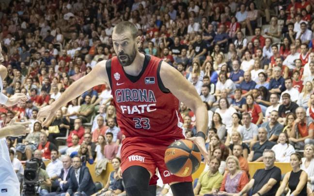 Marc Gasol, en el encuentro ante el Real Madrid. Marc Gasol, en el encuentro ante el Real Madrid.
