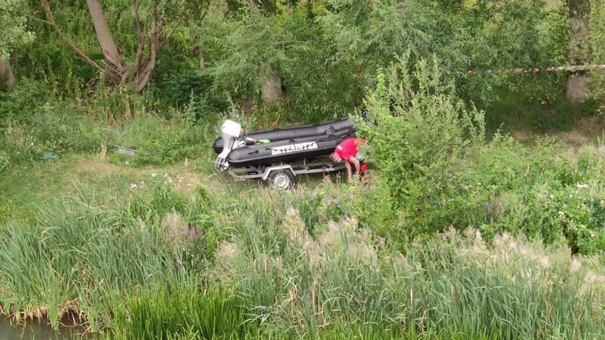 Búsqueda en el río Ebro ajena a esta información.