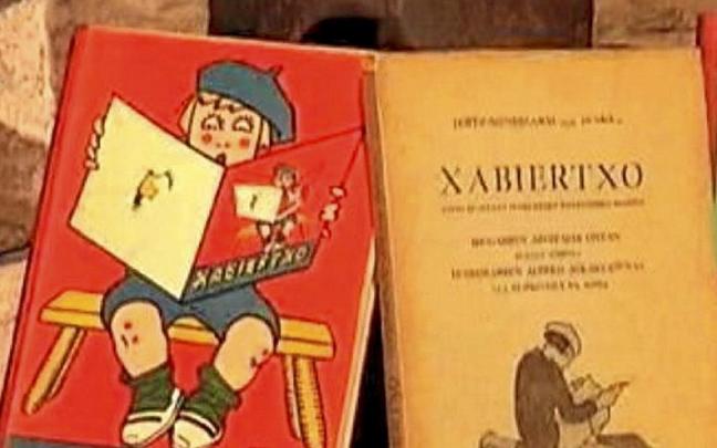 Imagen del m&iacute;tico libro de texto &lsquo;Xabiertxo&rsquo;. | FOTO: E.U.