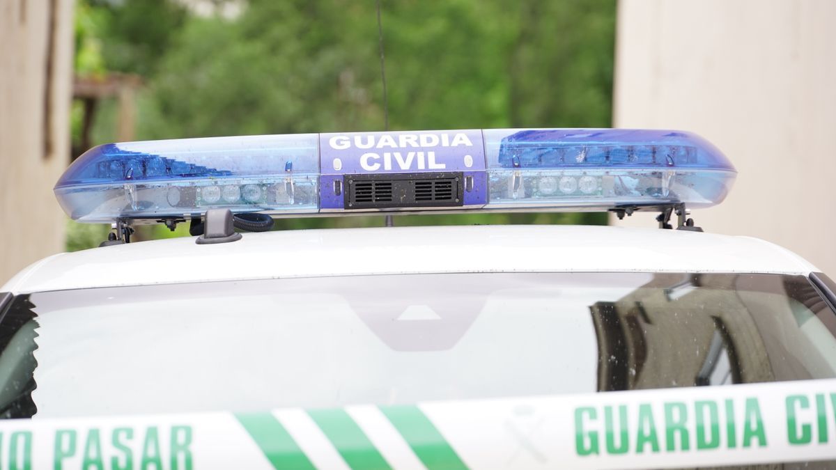 Vehículo policial de la Guardia Civil.