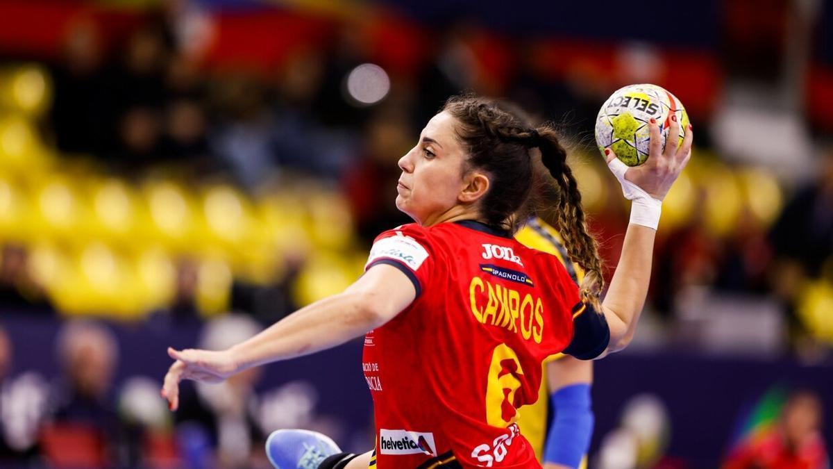 Marta Campos, selección española de balonmano