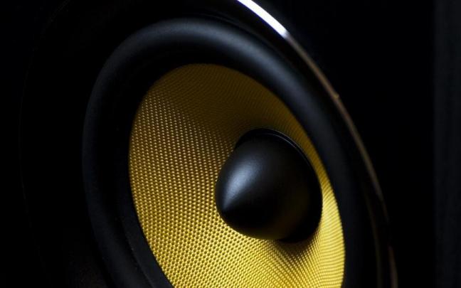 Imagen de detalle de un altavoz