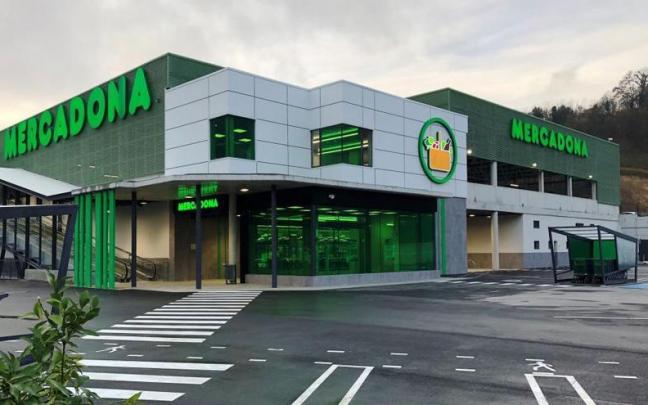 Fachada del supermercado Mercadona de Elgoibar.