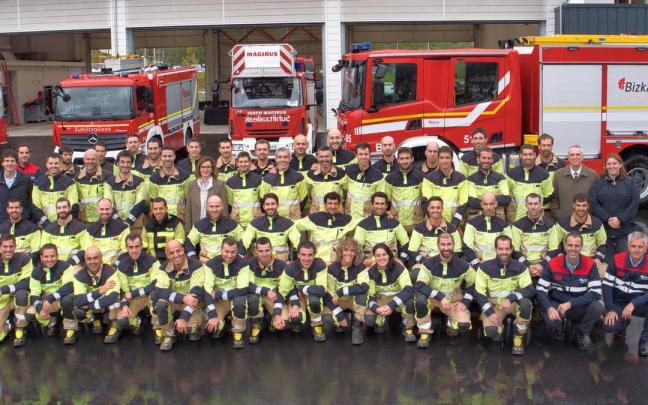 Cincuenta nuevos bomberos se incorporan al Servicio de Prevención, Extinción de Incendios y Salvamento de Bizkaia