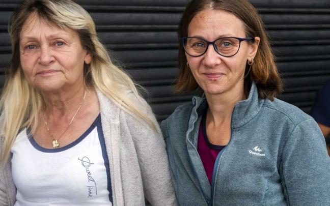 Lucía y Bárbara Okolotowicz, vecinas de Pamplona. Lucía y Bárbara Okolotowicz, vecinas de Pamplona.